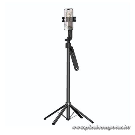 Selfie stick Hoco tripod with remote control 360 degree with auto face tracking K32 black