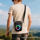 Speaker bluetooth 8W 3h shoulder bag shape 1,5L Hoco HC41 black