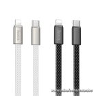 HOCO X125 USB-C – USB-C Gyors Töltőkábel 60W 1m – PD és QC3.0 Támogatás