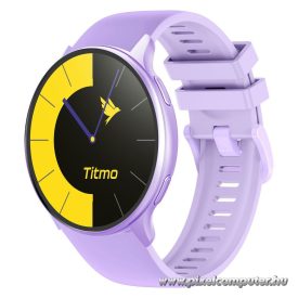   Smartwatch TITMO O-200 (GPS, AMOLED, bluetooth call, silicone strap) lavender