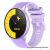 Smartwatch TITMO O-200 (GPS, AMOLED, bluetooth call, silicone strap) lavender