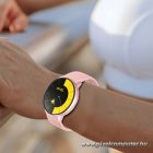 Smartwatch TITMO O-200 (GPS, AMOLED, bluetooth call, silicone strap) pink