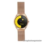Smartwatch TITMO O-170 (AMOLED, bluetooth call, stainless steal gold mesh strap) gold