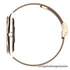 Smartwatch TITMO O-170 (AMOLED, bluetooth call, stainless steal gold mesh strap) gold