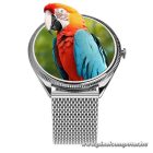 Smartwatch TITMO O-170 (AMOLED, bluetooth call, stainless steal silver mesh strap) silver