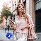 Veger K1C W1189 Powerbank 10 000 mAh – 22.5W gyorstöltés, beépített USB-C kábellel