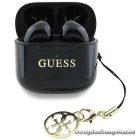Wireless earphones TWS Guess Effect Printed Classic Logo & Charm black