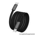 Flat Cable USB C to USB C Hoco 3A 60W 1 m X125 black