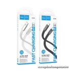 Flat Cable USB C to USB C Hoco 3A 60W 1 m X125 black