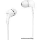 PHILIPS TAE1105WT/00 Vezetékes In-Ear Fülhallgató – 3.5 mm Jack, 8.6 mm Neodímium Meghajtó