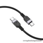 Hoco X109 – 60W USB-C – USB-C szilikon gyorstöltő kábel, 2 méter
