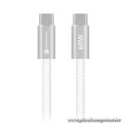 Cafule Color USB-C – USB-C kábel 60 W – 3 A gyors és stabil töltés, 120 cm