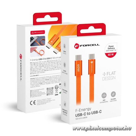 Cafule Flat USB-C – USB-C kábel 60 W 