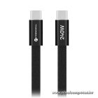 Cafule Flat USB-C – USB-C kábel 240 W – lapos csatlakozó, 5 A, 120 cm