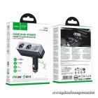 Hoco Z65B – 3 az 1-ben autós töltő és szivargyújtó elosztó, 30W PD + 18W QC