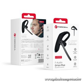   Forcell Orion Plus fekete vezeték nélküli mono headset (ENC, Multipoint, BT 6.0 + EDR, 170mAh)