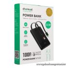 Charmast W1202 10000 mAh Power Bank – 22,5W PD 3.0 gyorstöltés, beépített kábelek, 6 kimenet
