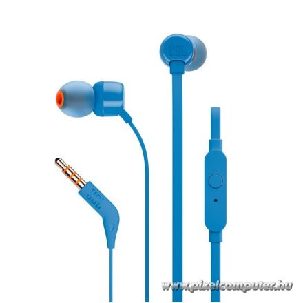 Wire earphones Jack 3,5 mm JBL T110 blue