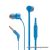 Wire earphones Jack 3,5 mm JBL T110 blue