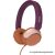 Wired headphones Jack 3,5 mm Philips for children TAK2000MP/00 purple magenta