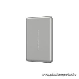   Ezüst X-ONE Razor 2 Magcharge Ultraslim (7,6 mm) MagSafe-kompatibilis power bank (5000 mAh)