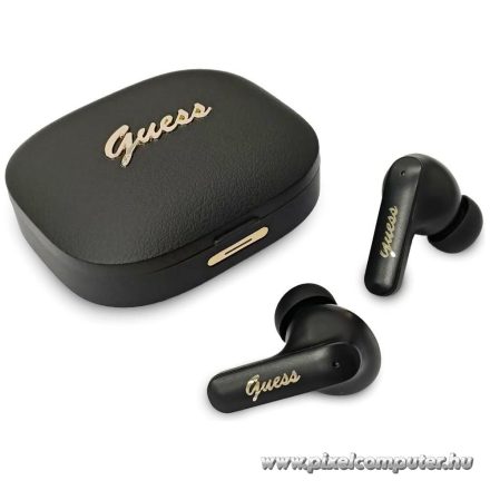 Wireless earphone GUESS TWS Script Metal Logo GUE005414 black