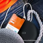 Forcell F-Energy Qi QC 15W vezeték nélküli töltő + USB-C – USB-A kábel – 15W teljesítmény, fekete