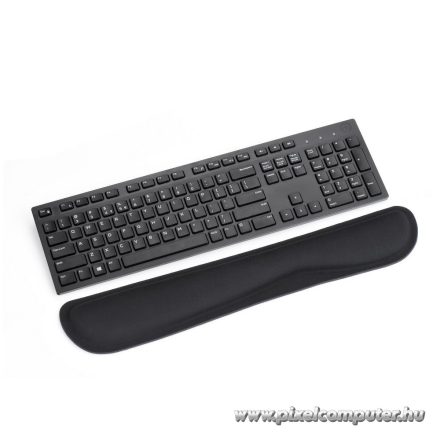 Fekete, ergonomikus billentyűzet-csuklótámasz (460 x 85 x 25 mm)