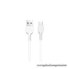 HOCO USB – USB-C kábel 1 m – 2.4A töltés és adatátvitel, alumínium csatlakozóval