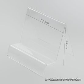   Plexi Vertical Holder / phone tablet stand with Place for Price (Navi/Tablet)