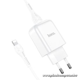   Phone charger Hoco USB A 2A 10W + cable USB A to Lightning N2 white