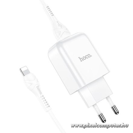 Phone charger Hoco USB A 2A 10W + cable USB A to Lightning N2 white