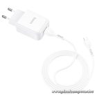 Phone charger Hoco USB A 2A 10W + cable USB A to Lightning N2 white