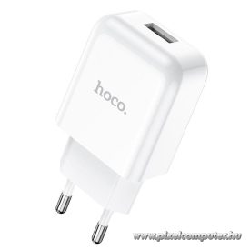 HOCO N2 USB-A Hálózati Töltő – 2A, 10W, Fehér