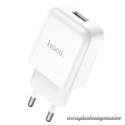 HOCO N2 USB-A Hálózati Töltő – 2A, 10W, Fehér