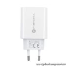 Phone charger Forcell F-Energy USB C QC4.0 PD 3A 20W + cable USB C to Lightning TFK-TC-20WPD white