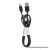 Cable USB A to Type C 2.0 C366 (connector long : 8mm) 1 m black