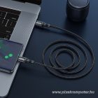 Exquisito X50 100W PD gyorstöltő kábel – 5A teljesítmény, E-marker chippel