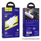 Phone charger Hoco USB C PD 20W N14 white