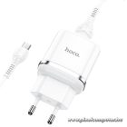 Phone charger Hoco USB A QC3.0 3A 18W + cable USB A to Micro USB N3 white