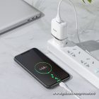 Phone charger Hoco USB A QC3.0 3A 18W + cable USB A to Micro USB N3 white