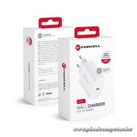   Phone charger Forcell F-Energy USB C QC4.0 PD 3A 25W TFK-TC-25WPD white