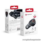 Car charger Forcell F-Energy Carbon USB C + USB A QC3.0 PD 3A 38W CC50-1A1C black