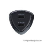 Car charger Forcell F-Energy Carbon 2 x USB C QC3.0 PD 3A 40W CC50-2C black