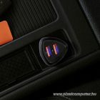 Car charger Forcell F-Energy Carbon 2 x USB A QC3.0 3A 36W CC50-2A black