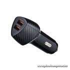 Car charger Forcell F-Energy Carbon 2 x USB A QC3.0 3A 36W CC50-2A black