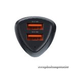 Car charger Forcell F-Energy Carbon 2 x USB A QC3.0 3A 36W CC50-2A black