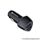Car charger Forcell F-Energy Carbon 2 x USB A QC3.0 3A 36W CC50-2A black