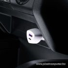 Car charger Forcell F-Energy Carbon USB C + USB A QC3.0 PD 3A 38W CC50-1A1C white