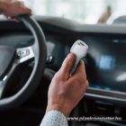 Car charger Forcell F-Energy Carbon USB C + USB A QC3.0 PD 3A 38W CC50-1A1C white